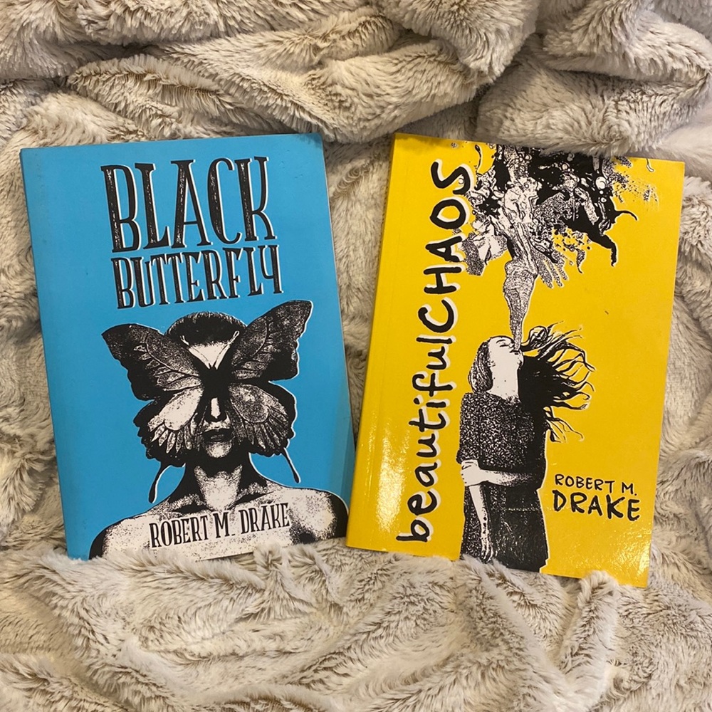 Poetry Books Robert M. Drake Black Butterfly Beautiful Chaos